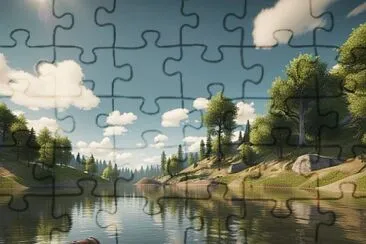 Narrowing of the Lake jigsaw puzzle