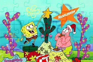 Christmas SpongeBob jigsaw puzzle