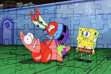 Mr Krabs and Patrick