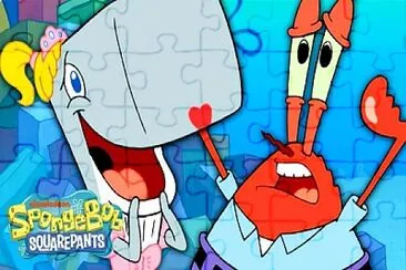 Pearl and Mr Krabs jigsaw puzzle