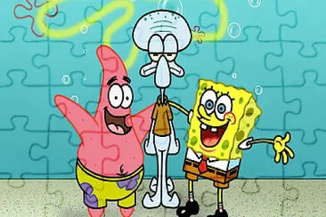 Spongebob, Patrick and Squidward