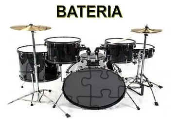 Quebra-cabeça sobre a bateria jigsaw puzzle