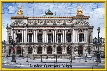 Opéra Garnier, Paris jigsaw puzzle