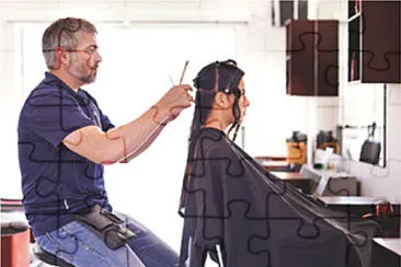 פאזל של hairdresser