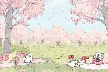 34 bunny jigsaw puzzle