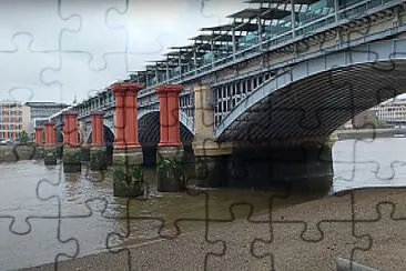 Blackfriars Railway Bridge. London