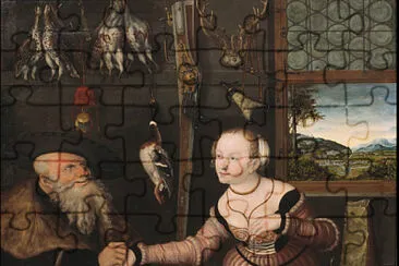 Cranach l 'Ancien le Paiement jigsaw puzzle