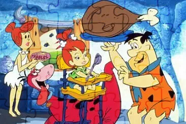 Flintstone jigsaw puzzle