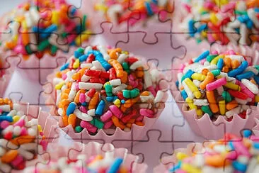 a jigsaw puzzle