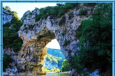 פאזל של Pont d 'Arc (Ardèche)