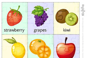 פאזל של fruits