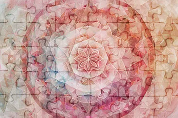 Geometric Sacred Mandala jigsaw puzzle