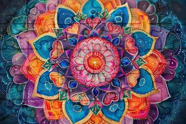 Mandala Coloring Page jigsaw puzzle