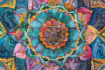 Mandala jigsaw puzzle