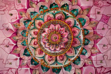 Pink Mandala jigsaw puzzle