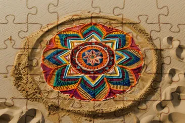 Sand Mandala jigsaw puzzle