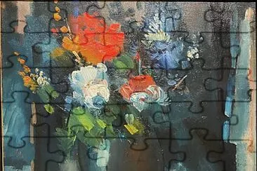 Vlaminck vase de fleurs jigsaw puzzle