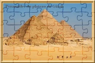 Les pyramides d 'Egypte jigsaw puzzle