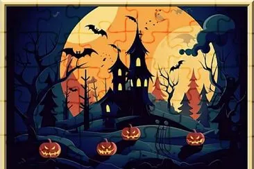 Halloween jigsaw puzzle