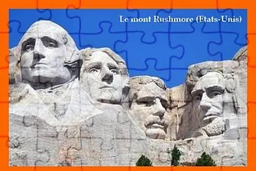 פאזל של Le mont Rushmore (Etats-Unis)