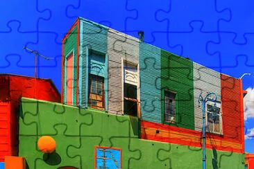 casas coloridas jigsaw puzzle