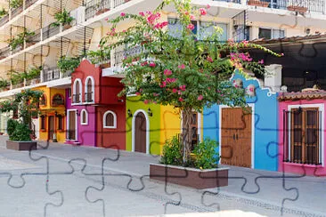 casas coloridas jigsaw puzzle