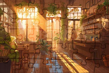 Cosy Coffee Shop jigsaw puzzle