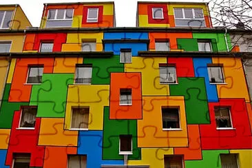 casas coloridas jigsaw puzzle