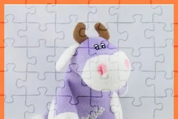 פאזל של Doudou Vache Milka