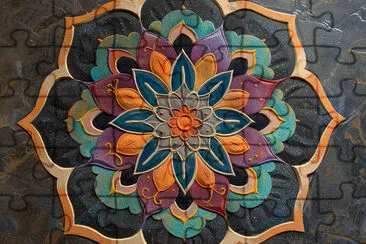 Sand Mandala jigsaw puzzle