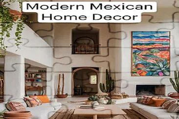 פאזל של modern Mexican decor