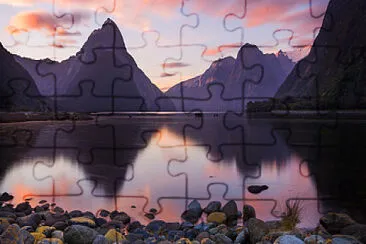 Mount jigsaw puzzle