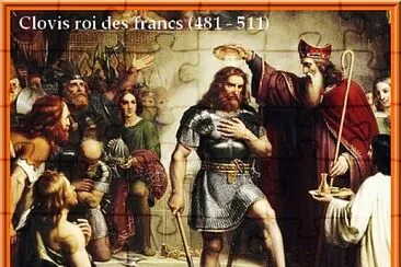 Clovis roi des francs (481 - 511) jigsaw puzzle