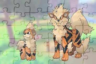 growlithe arcanine pokemon