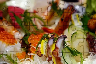 a jigsaw puzzle