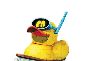 פאזל של ducky from batwheels