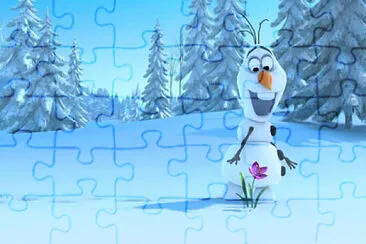 Olaf jigsaw puzzle