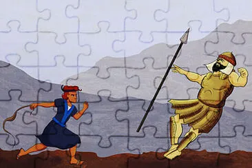 DAVID Y GOLIAT jigsaw puzzle