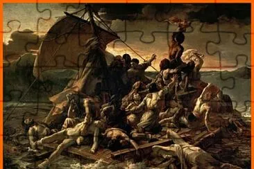 Le Radeau de la Méduse – Théodore Géricault (1819) jigsaw puzzle