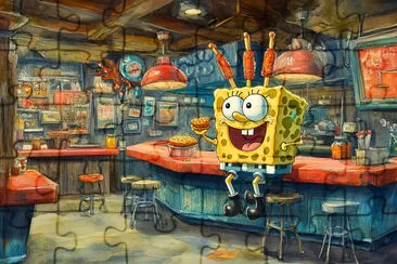 Krusty Krab Restaurant jigsaw puzzle