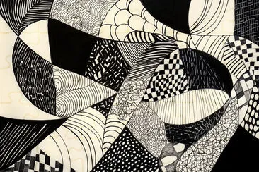 Geometric Zentangle Art