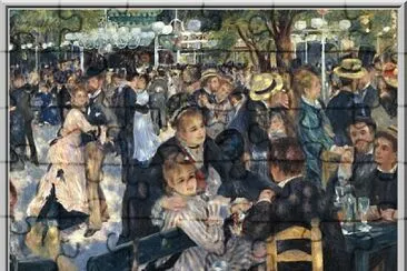 פאזל של Bal du moulin de la Galette – Auguste Renoir (1876