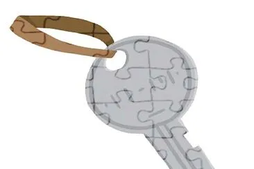 key jigsaw puzzle