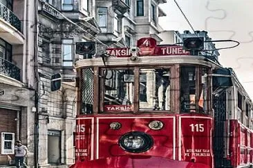 פאזל של Istanbul nostalgic tramways