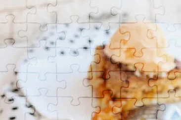 a jigsaw puzzle