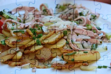 a jigsaw puzzle