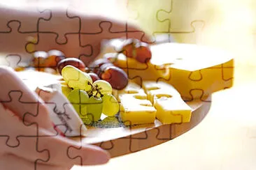 a jigsaw puzzle