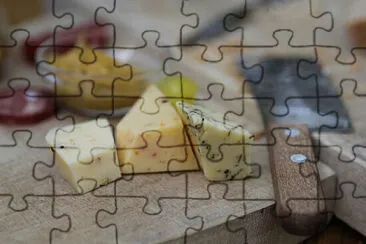 a jigsaw puzzle