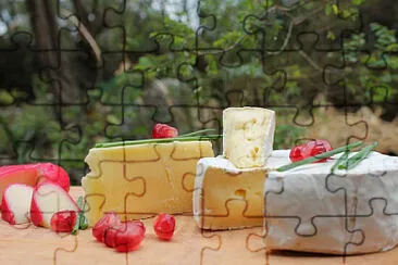 a jigsaw puzzle