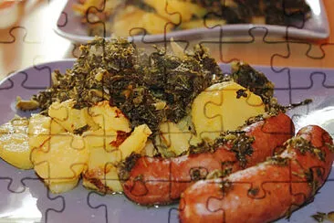 a jigsaw puzzle